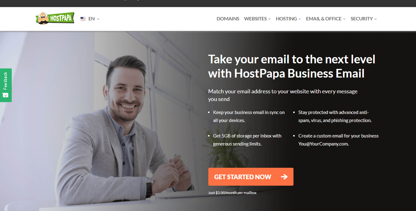 HostPapa Business Email