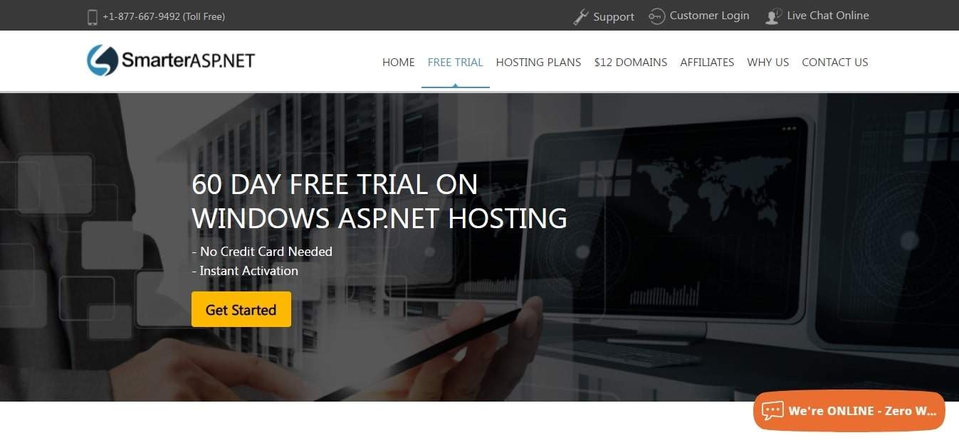 SmarterASP.NET Free Trial