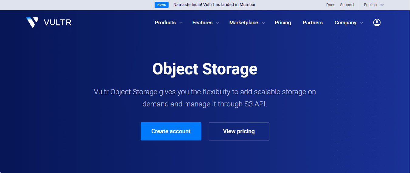 Vultr Block Storage and Object Storage Pricing