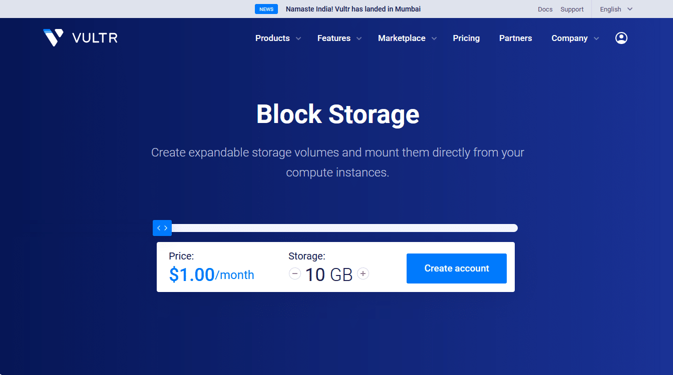 Vultr Block Storage and Object Storage