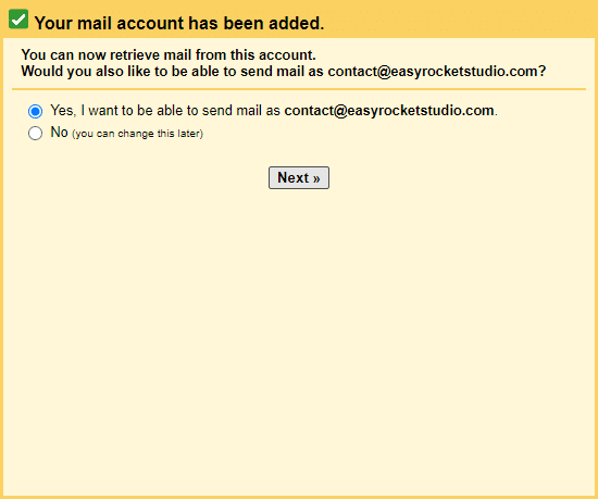 Configure Email Settings Part 3