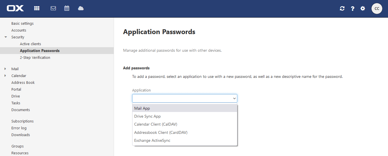 Namecheap Email Application Passwords