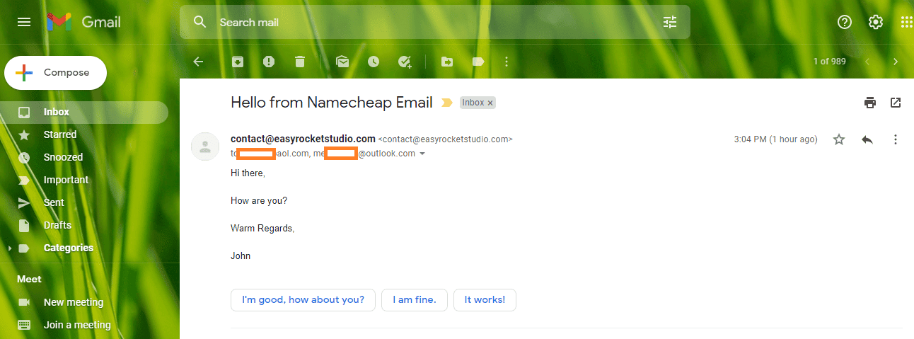 Namecheap Business Email Review