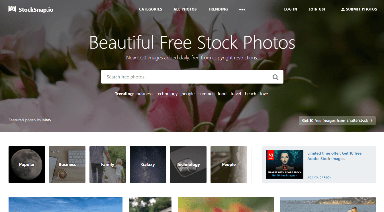 Free Stock Photo Sites