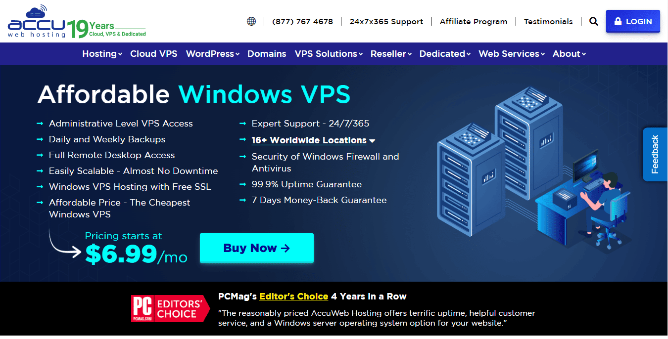 AccuWebHosting Windows VPS