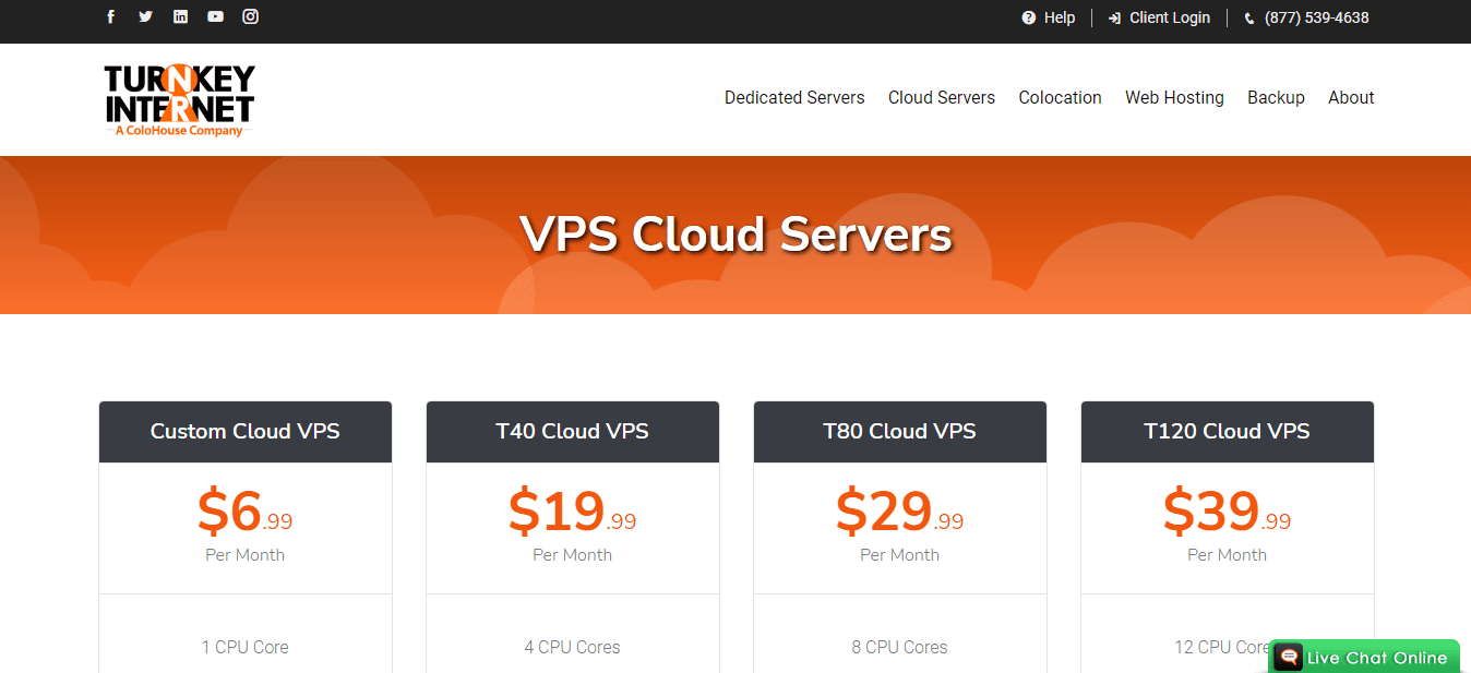 TurnKey Internet VPS Cloud Servers