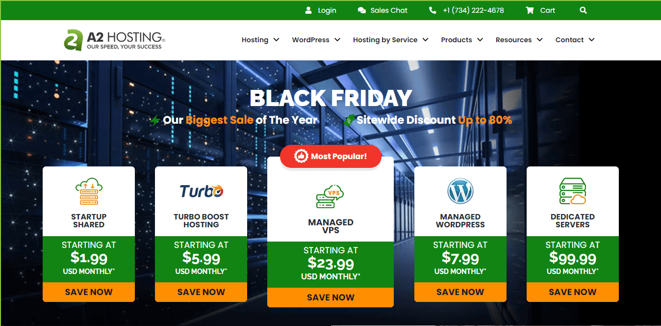 Black Friday Deals A2 Hosting